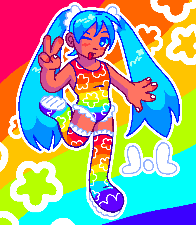 Rainbow Miku